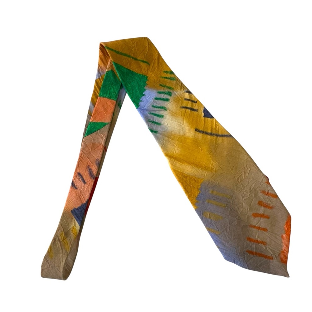 Vintage Jams World Art Multicolor‎ Oskar Tie